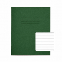 Exercise Books 8inch x 6.5inch 48 pages 8mm F&M Dark Green