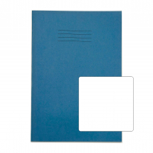 Exercise Book A4 + 24 Pages Plain Dark Blue Pk50