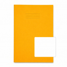 Exercise Book A4 + 48 Pages Plain Orange Pk50