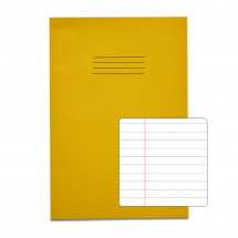 Exercise Books A4 32 pages 8mm F&M Yellow