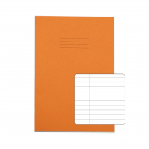 Exercise Books A4 48 pages 8mm F&M Orange