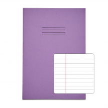 Exercise Books A4 48 pages 8mm F&M Purple