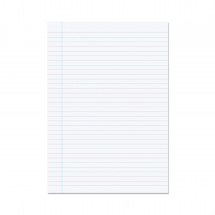 A4 8mm Feint & Red Margin Unpunched 500 Sheets