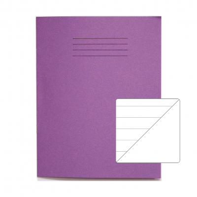Exercise Books 9Inch x 7Inch 32 pages F15A0 Purple