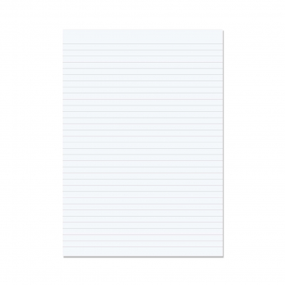 A4 8mm Feint Unpunched 500 Sheets
