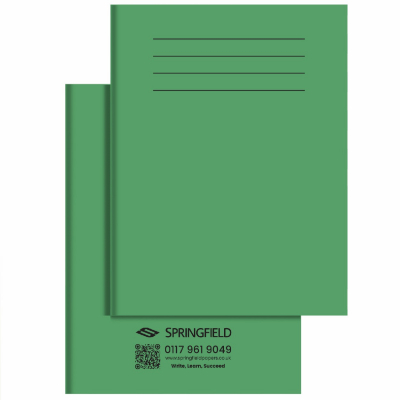 CLASSIC A4 80pg BOOK F8M GREEN