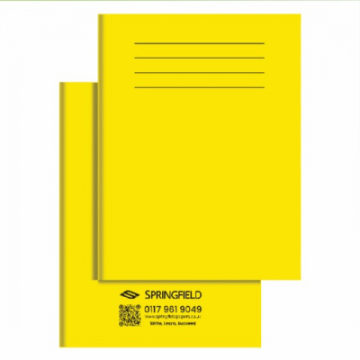 CLASSIC A4 80p BOOK F8M YELLOW